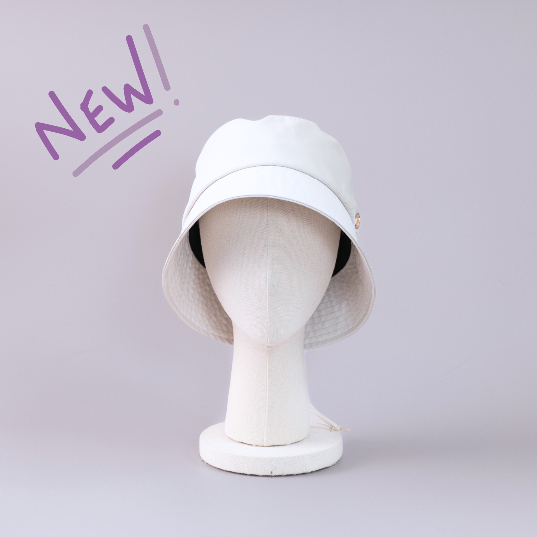 BAREN前髪ウィッグ & バゲットハット / Nylon-OffWhite BUCKET HAT / Off White – BAREN（バレン）