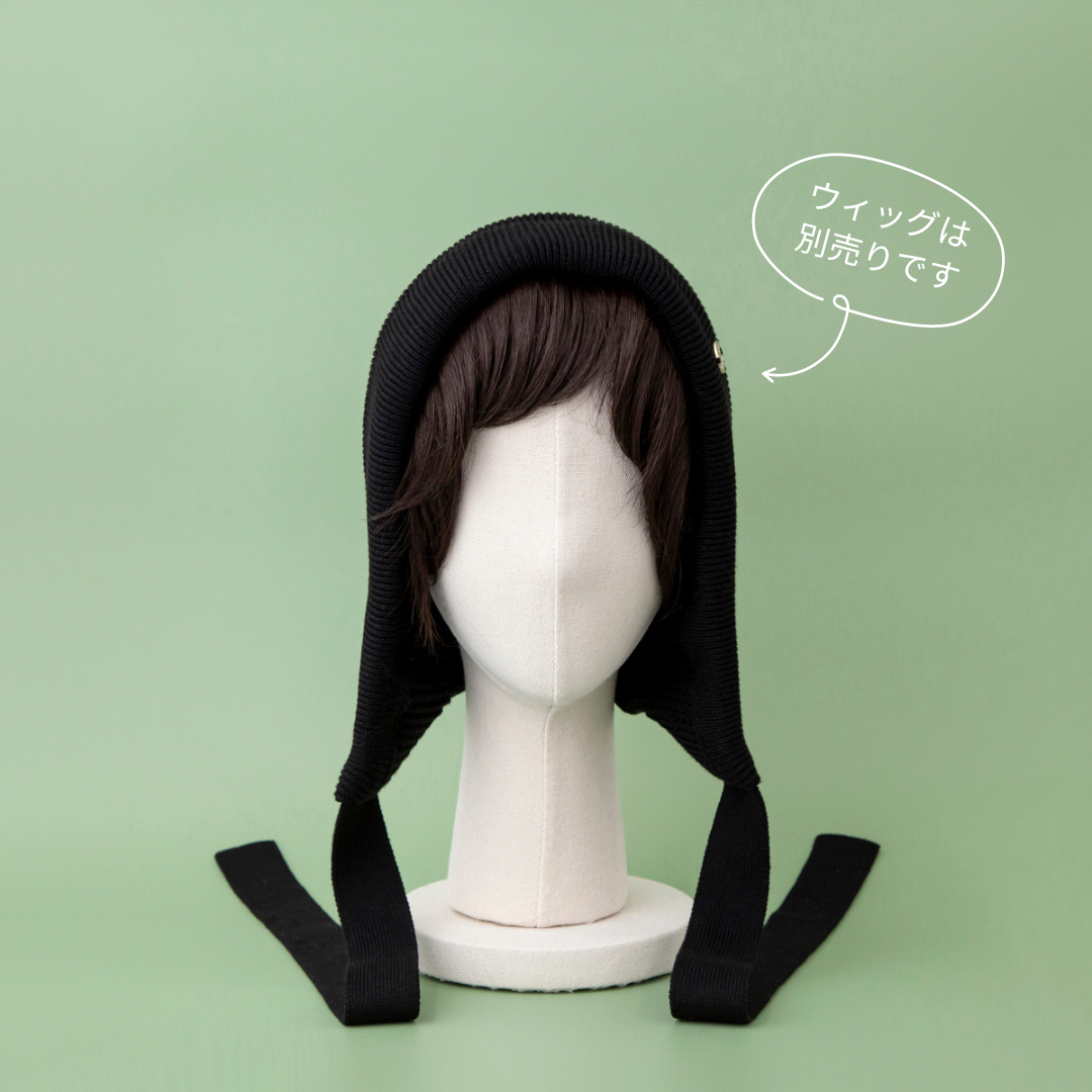 BAREN ★ボンネット(ニットキャップ)★オーガニックコットン★ブラック BONNET / Organic Cotton-Black – BAREN(バレン)