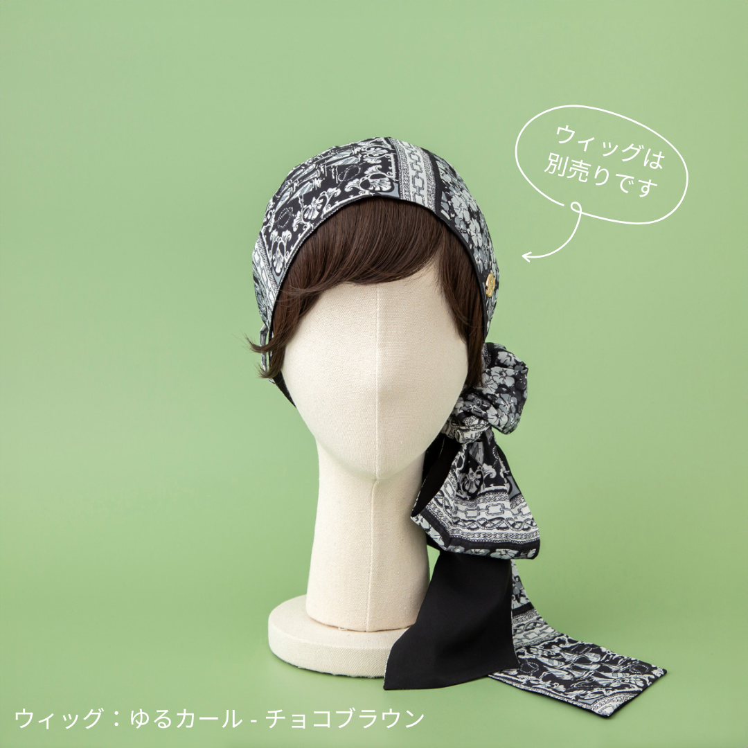 SCARF HAT (M) / Marine-Black – BAREN(バレン) SCARF HAT (M) / Marine-Black – BAREN(バレン)