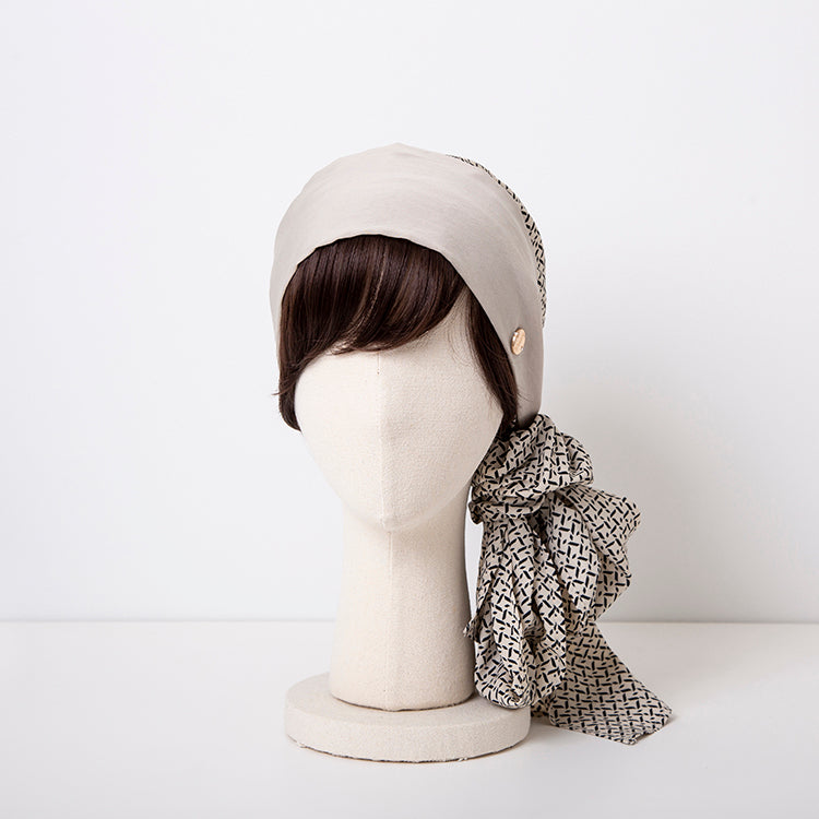 SCARF HAT / Antique-Beige – BAREN（バレン）