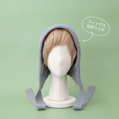 BONNET / Organic Cotton-Gray