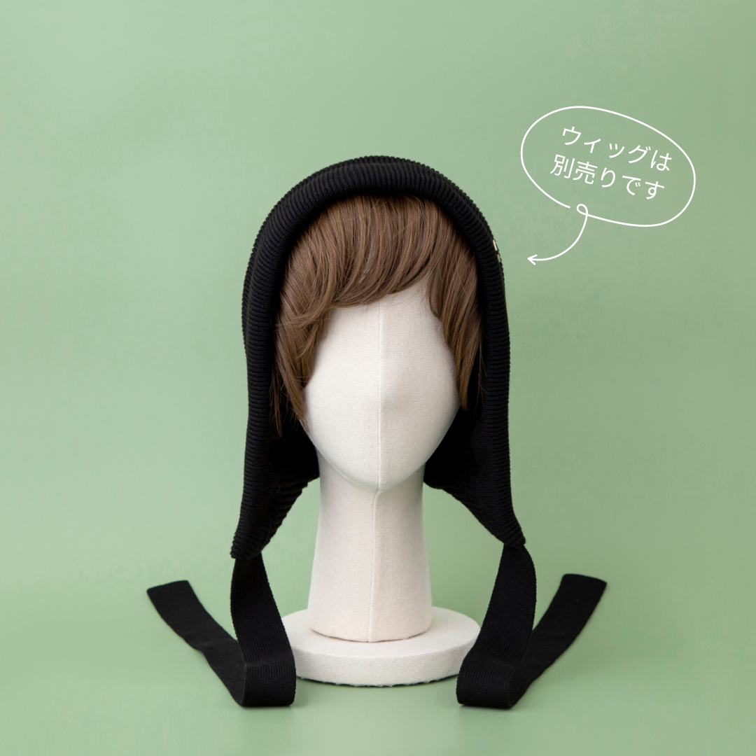 BONNET / Organic Cotton-Black