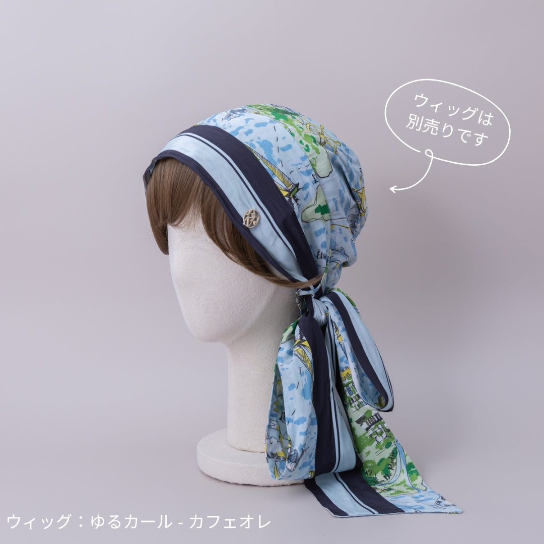 SCARF HAT (M) / Voyage