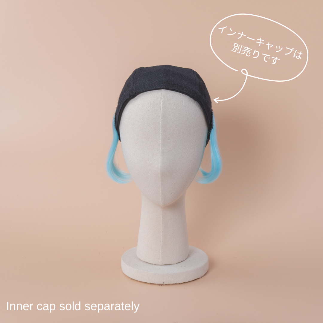 BAREN 襟足ウィッグワンカールショートボブ・インナーキャップ エクステWIG /ワンカールショートボブ | インナーカラー(2個セット