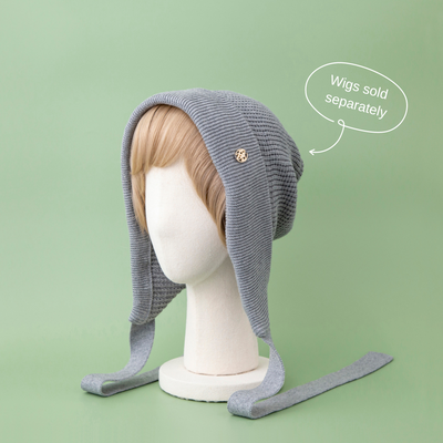 BONNET / Organic Cotton-Gray