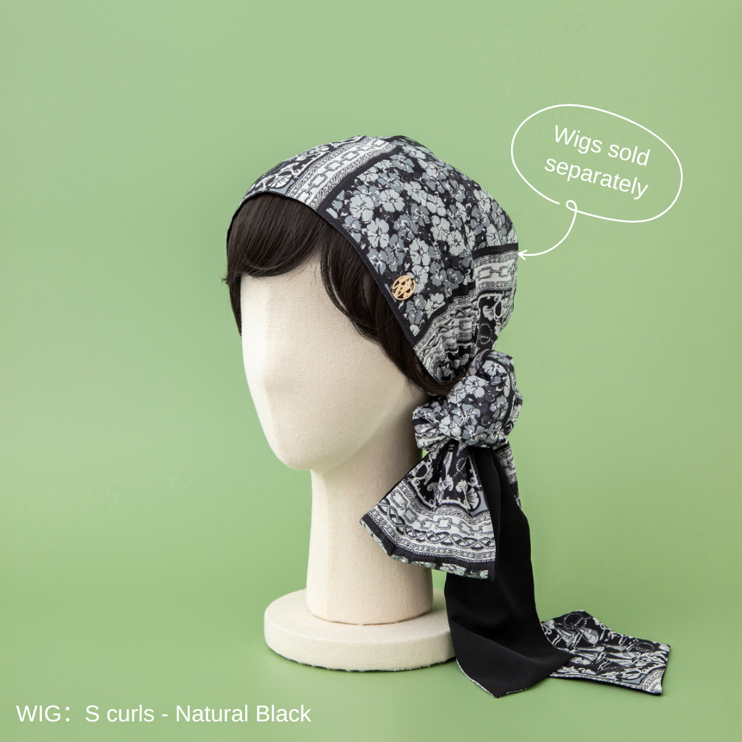 SCARF HAT (S) / Marine-Black – BAREN（バレン）