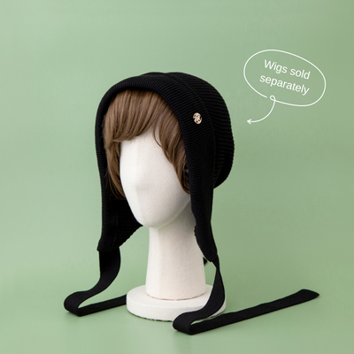 BONNET / Organic Cotton-Black