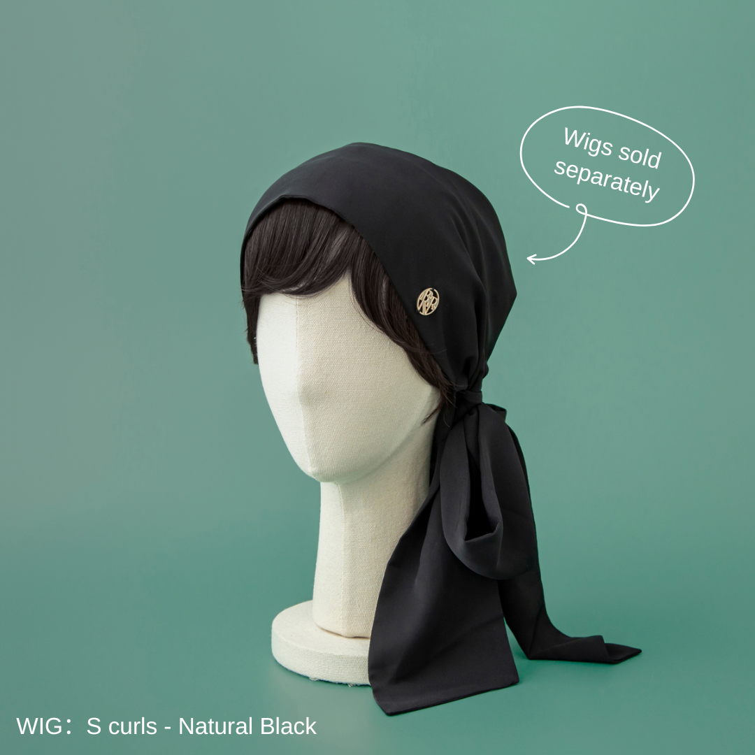 SCARF HAT (M) / Basic-Black