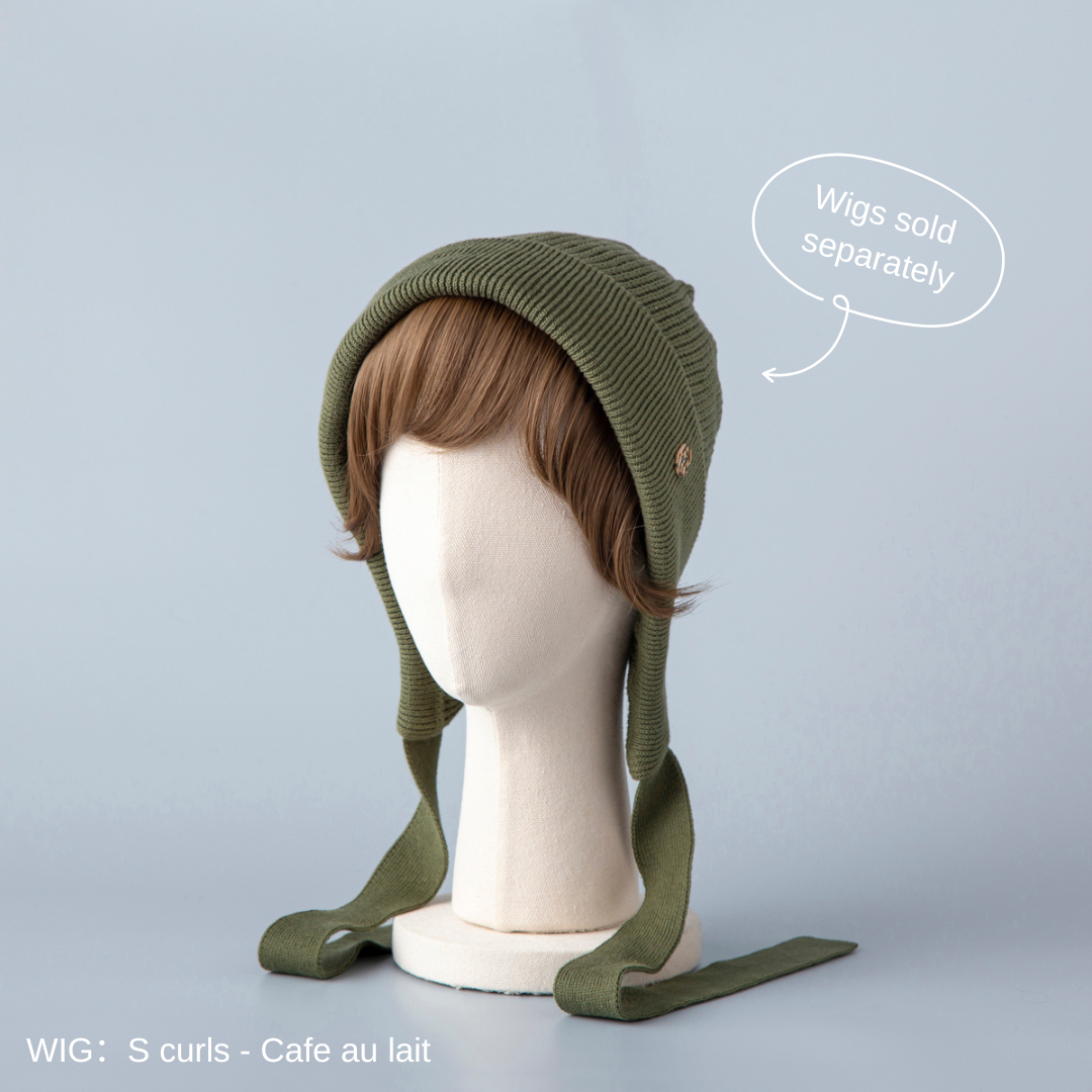 BONNET / Organic Cotton-Khaki