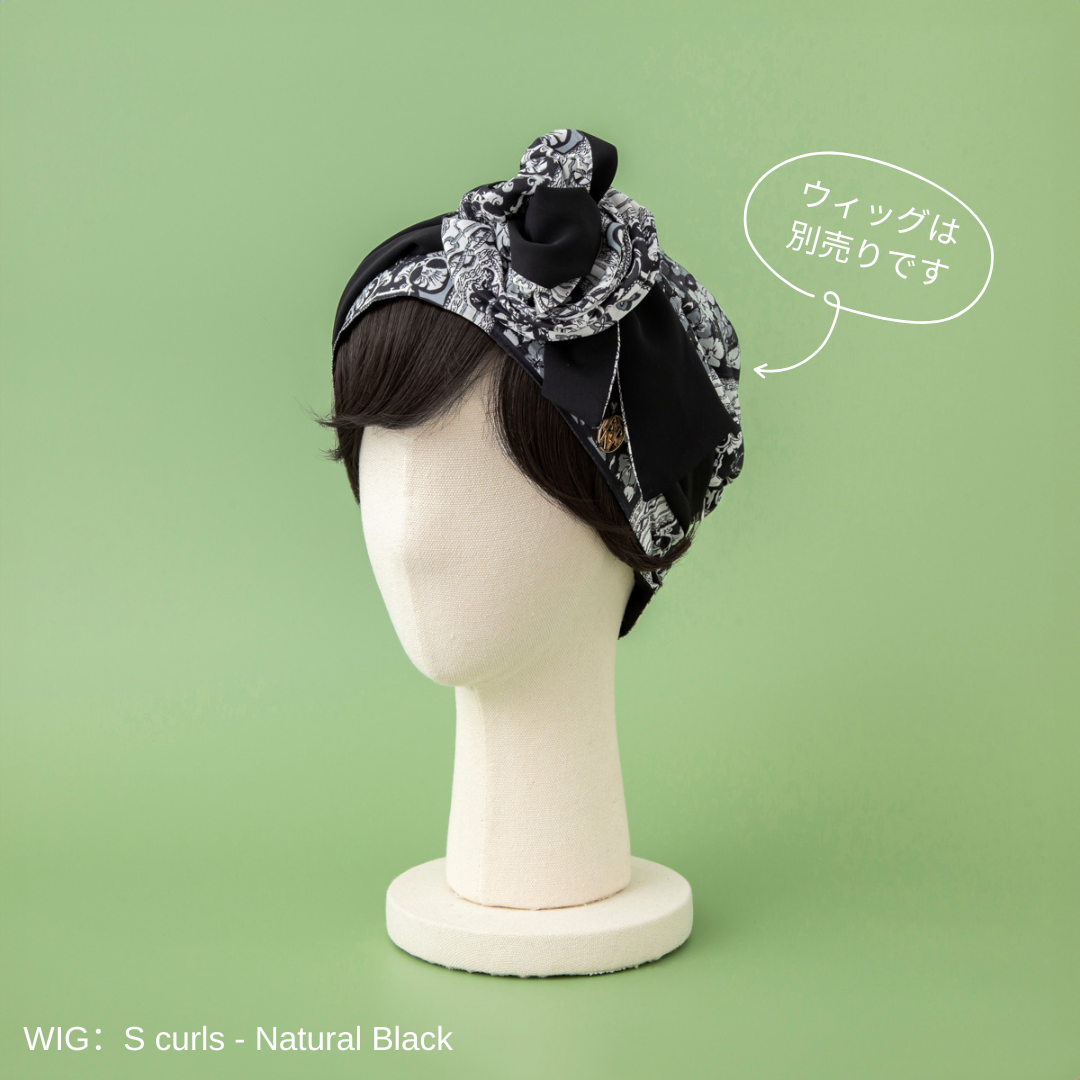 SCARF HAT (M) / Basic-Black – BAREN（バレン）