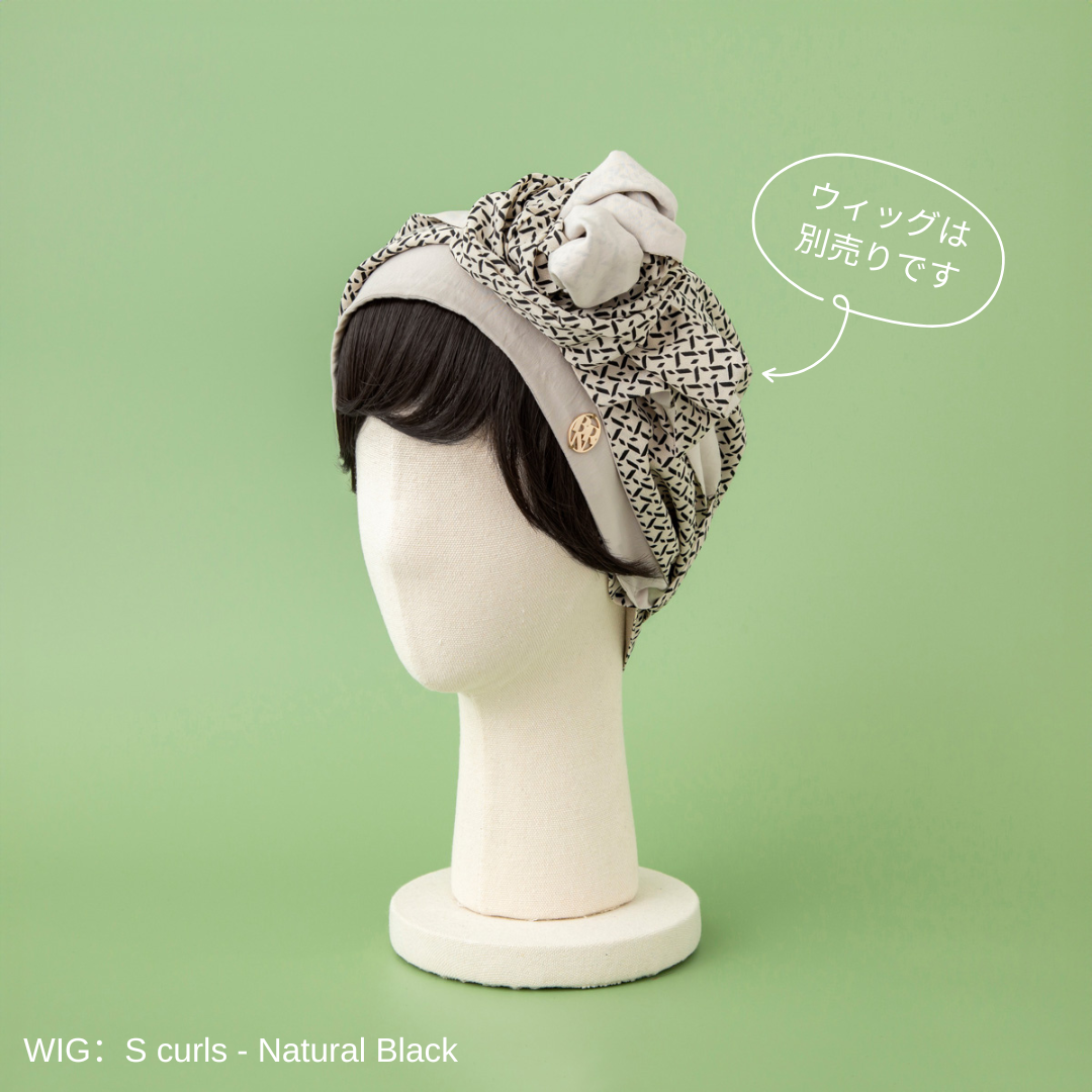 SCARF HAT (M) / Classy-Beige