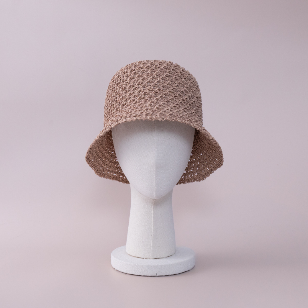 BAREN HAT / Mesh Bell Hat - Brown バレン HAT / Mesh Bell Hat - Brown – BAREN（バレン）