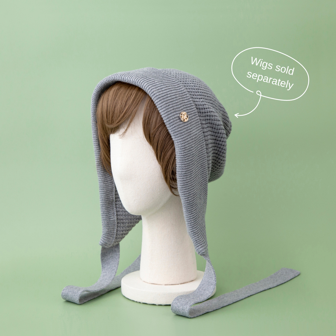 BONNET / Organic Cotton-Gray