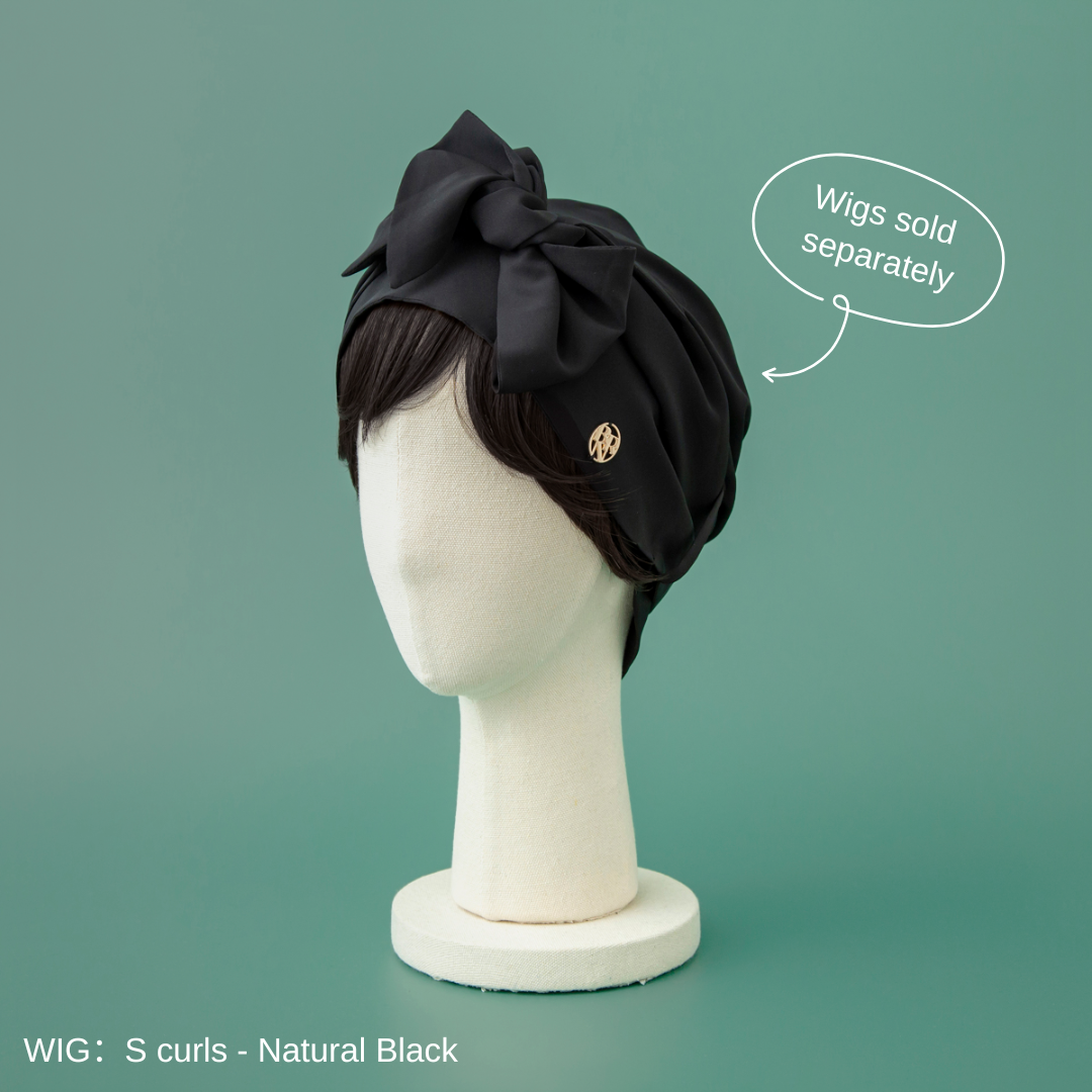 SCARF HAT (M) / Basic-Black