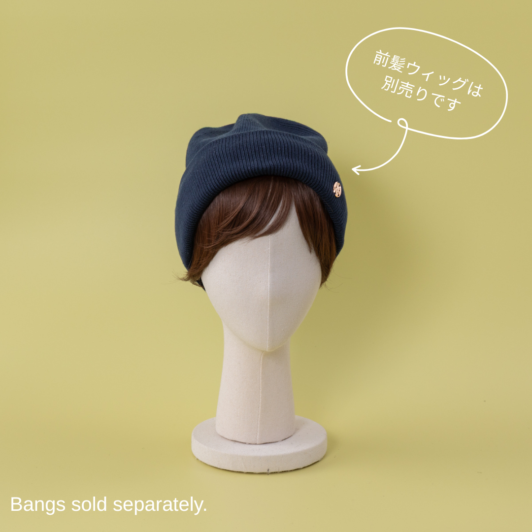 BEANIE / Organic Cotton-Navy