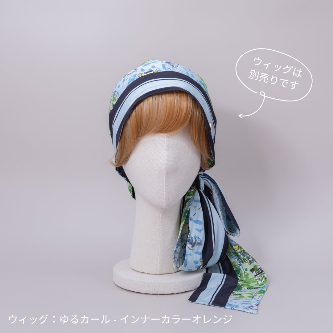 新品　BAREN スカーフハット ￼DotChiffon-Black Mサイズ 新品】BAREN バレン スカーフハット Mサイズ - メルカリ