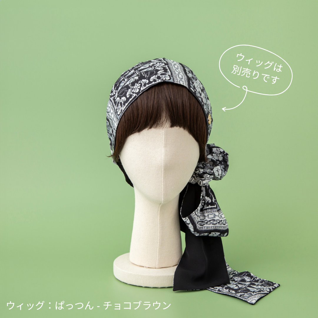 SCARF HAT / Marine-Black – BAREN(バレン) SCARF HAT / Marine-Black – BAREN(バレン)