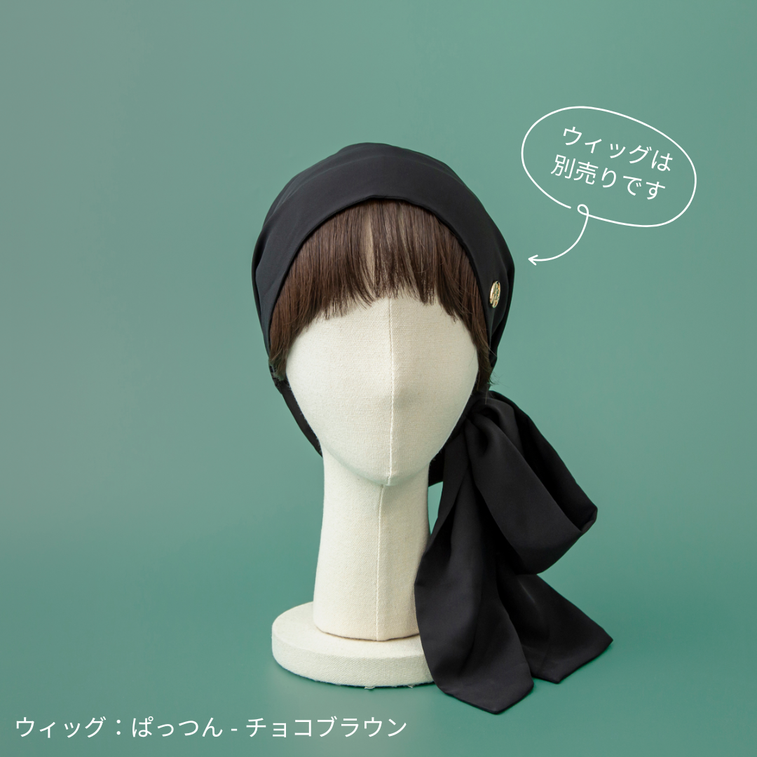 SCARF HAT (M) / Basic-Black