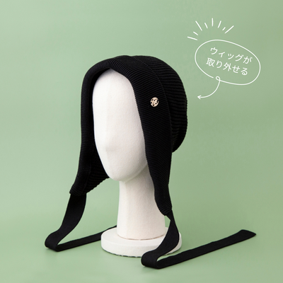 BONNET / Organic Cotton-Black