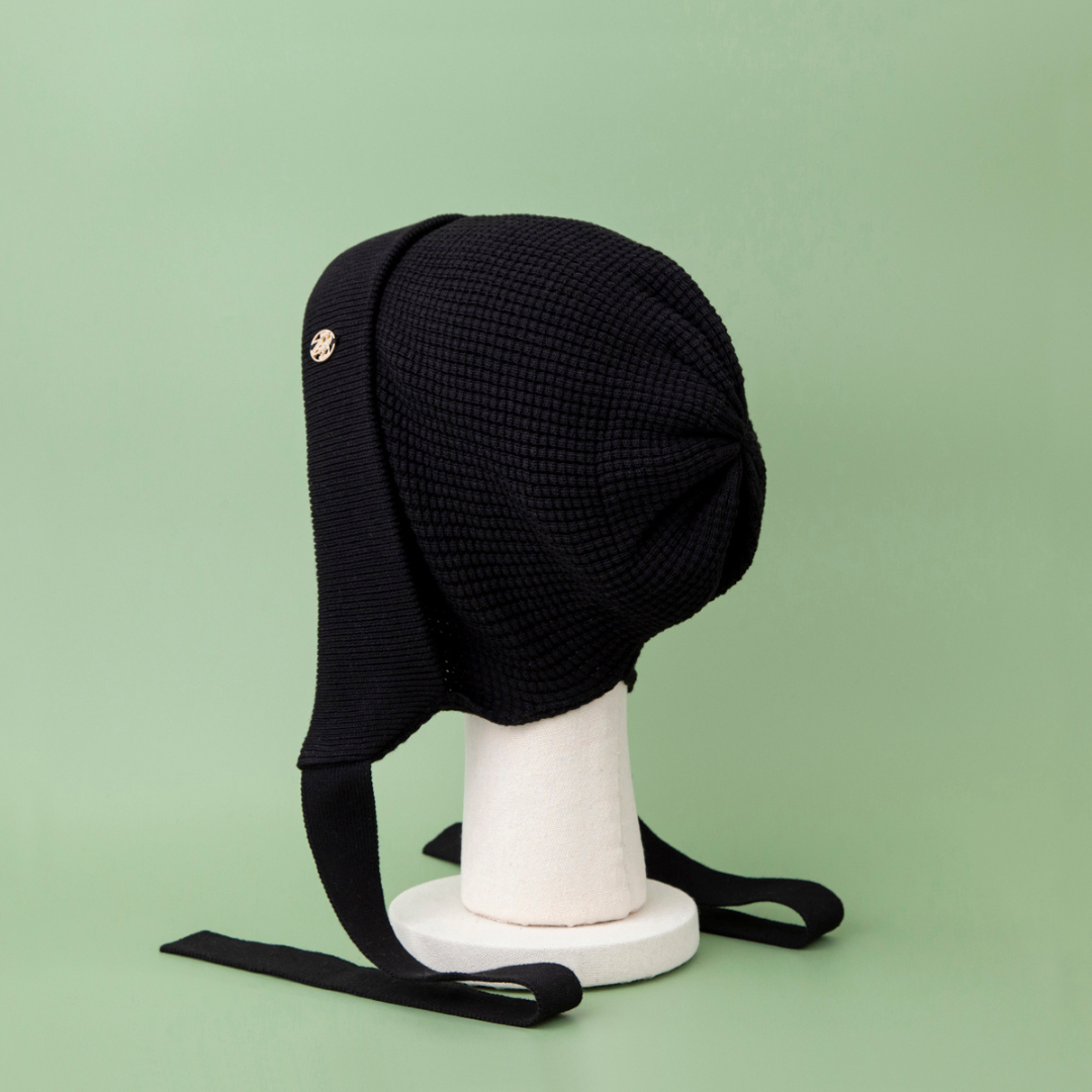 BONNET / Organic Cotton-Black