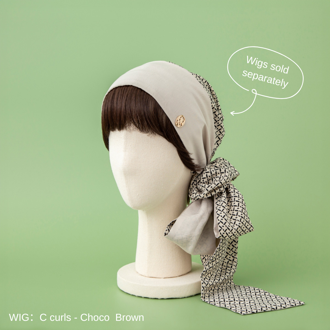 SCARF HAT (M) / Classy-Beige