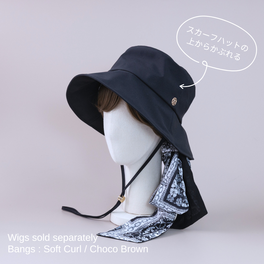 Wide Brim HAT / 100% UV cut - Black – BAREN（バレン）