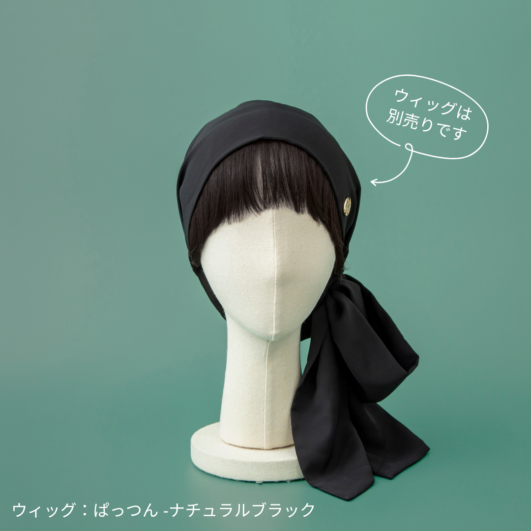 SCARF HAT (M) / Basic-Black