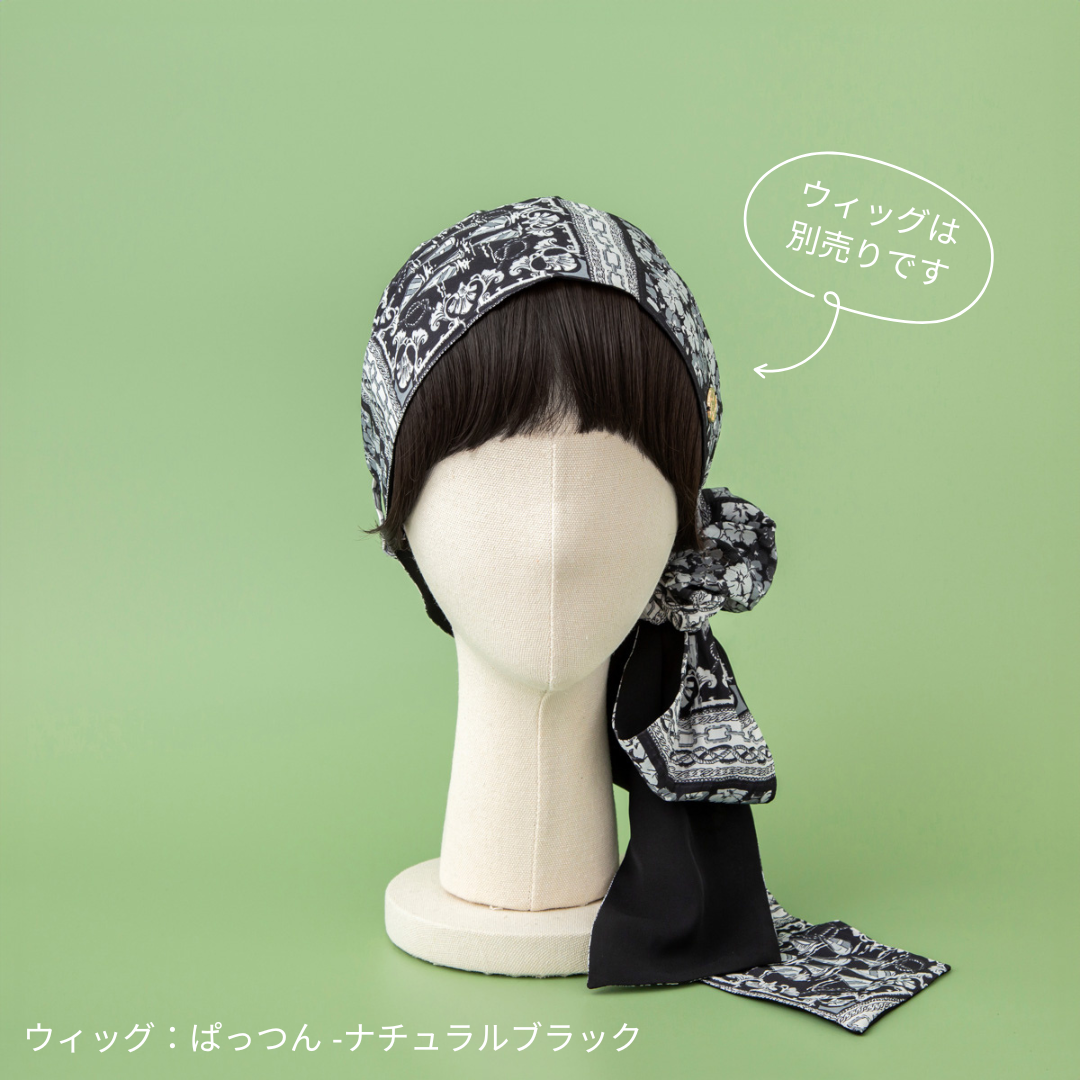 SCARF HAT (M) / Marine-Black – BAREN(バレン) SCARF HAT (M) / Marine-Black – BAREN(バレン)