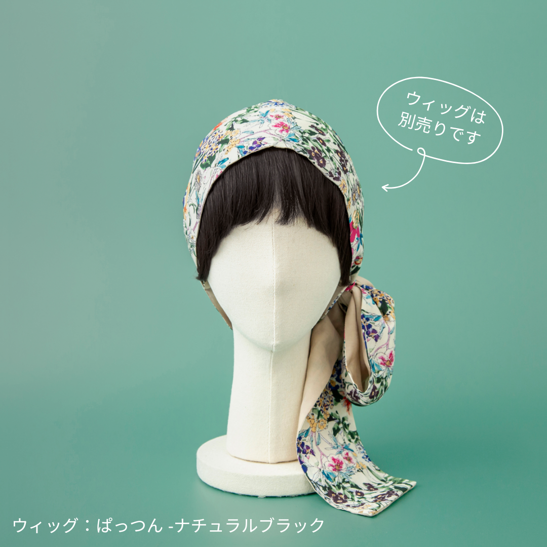 BAREN バレン SCARF HAT スカーフハットClassy-Beige SCARF HAT (M) / Flower-Beige – BAREN（バレン）