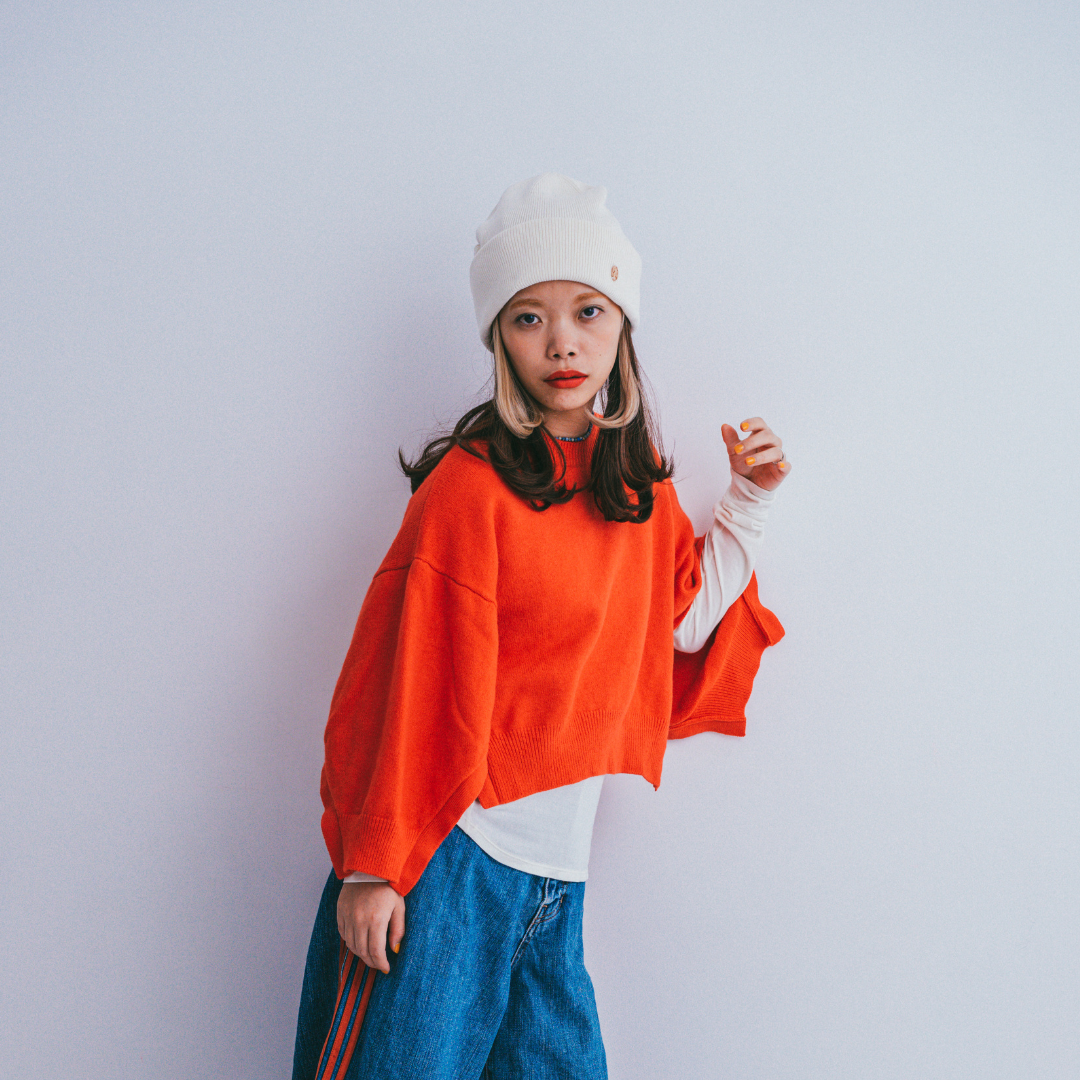 BEANIE / Organic Cotton-Ivory