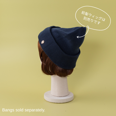 BEANIE / Organic Cotton-Navy