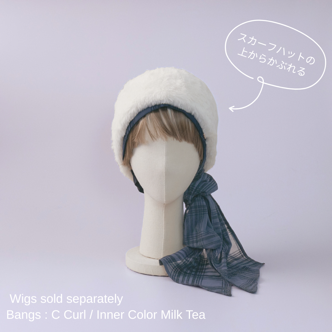 BEANIE / Fur Knit - Ivory – BAREN（バレン）