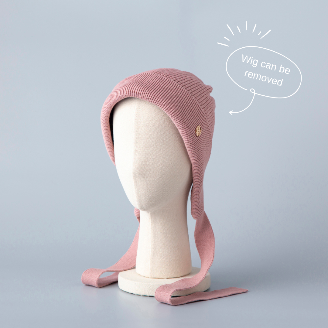 BONNET / Organic Cotton-Smoky Pink