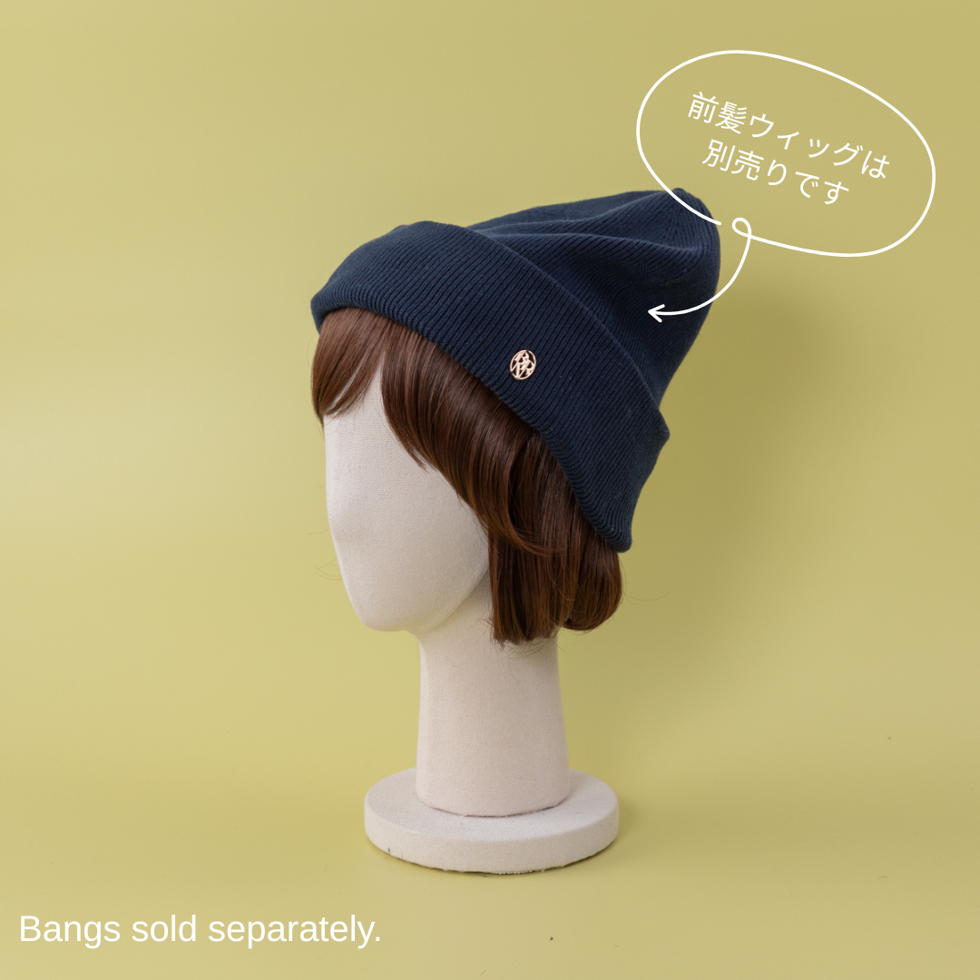 BEANIE / Organic Cotton-Navy
