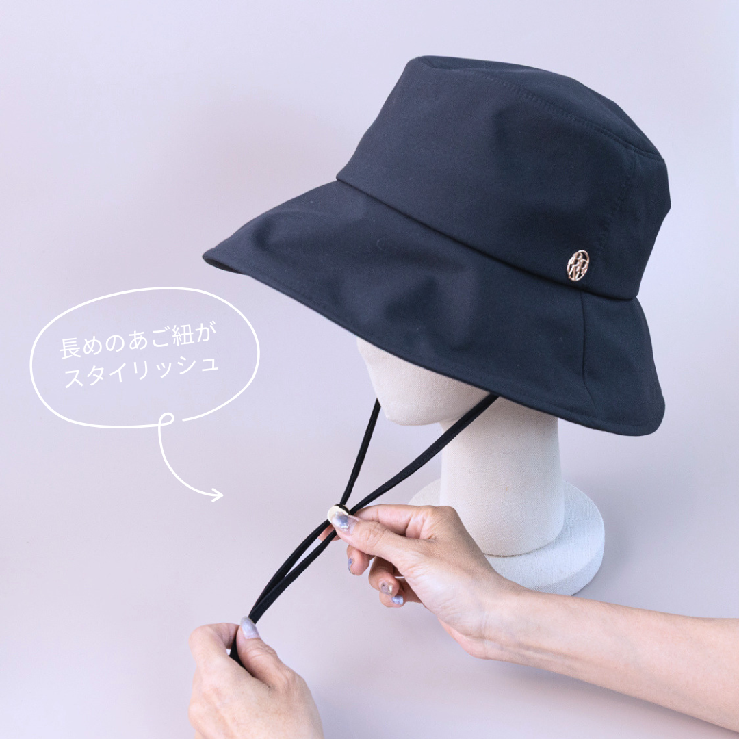 Wide Brim HAT / 100% UV cut - Black – BAREN（バレン）