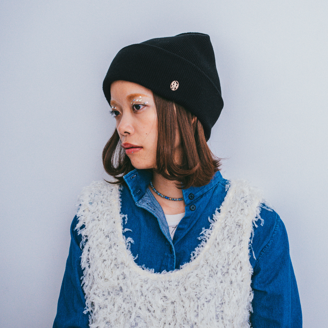 BEANIE / Organic Cotton-Black