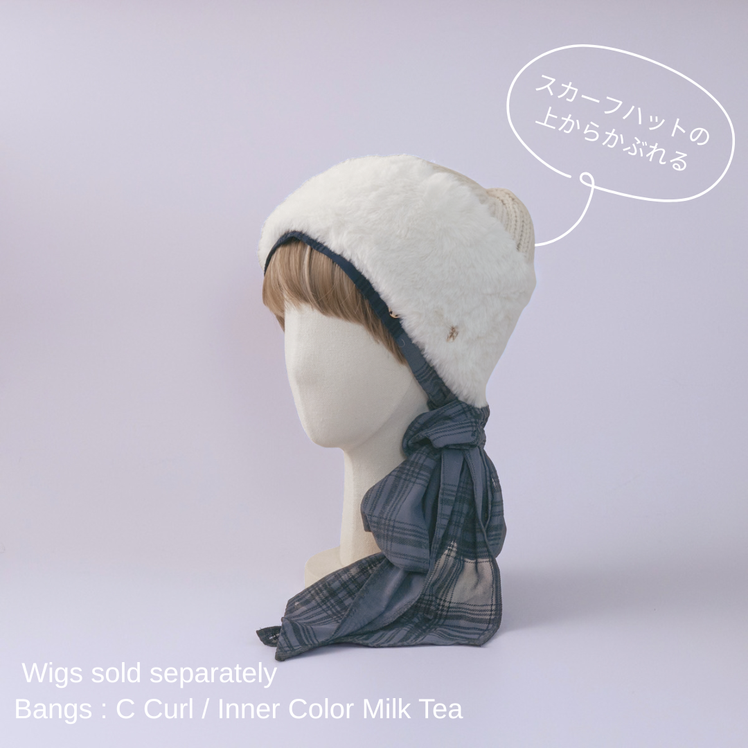 BEANIE / Fur Knit - Ivory – BAREN（バレン）