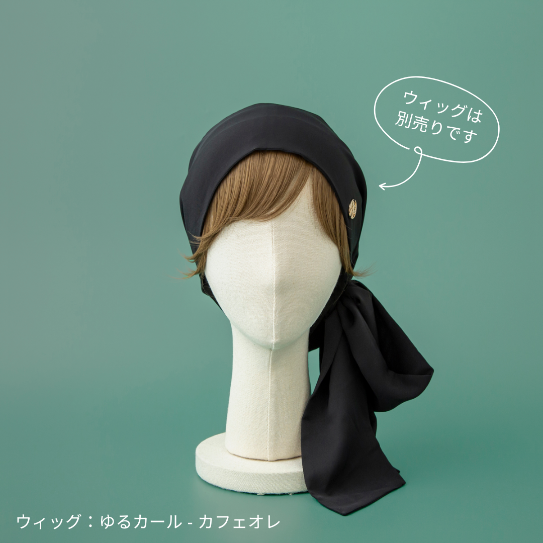 SCARF HAT (M) / Basic-Black