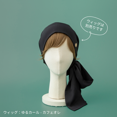 SCARF HAT (M) / Basic-Black