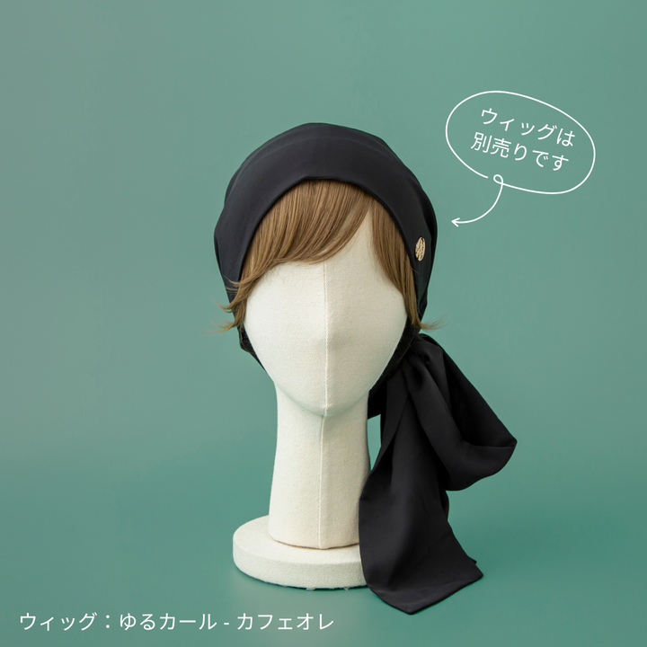 BAREN スカーフハット(Mサイズ) LeopatdBlack 医療用 18_e07b5573-dc69-4629-8585-