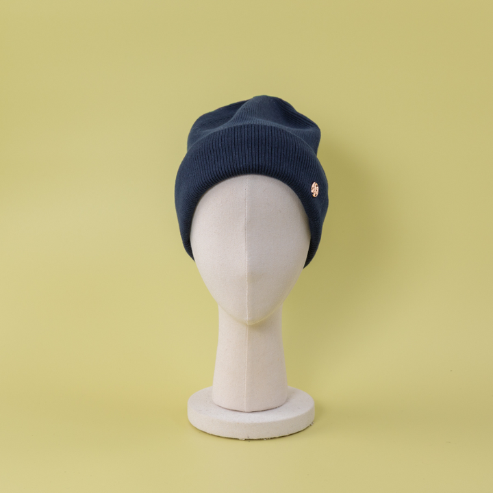SCARF HAT KnitLace-Navy BAREN バレン ケアウィッグ SCARF HAT (Size S) / KnitLace-Navy – BAREN（バレン）