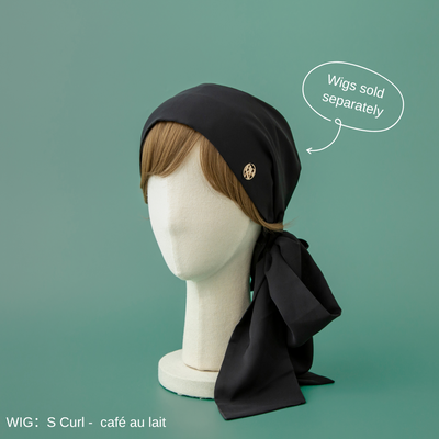 SCARF HAT (M) / Basic-Black