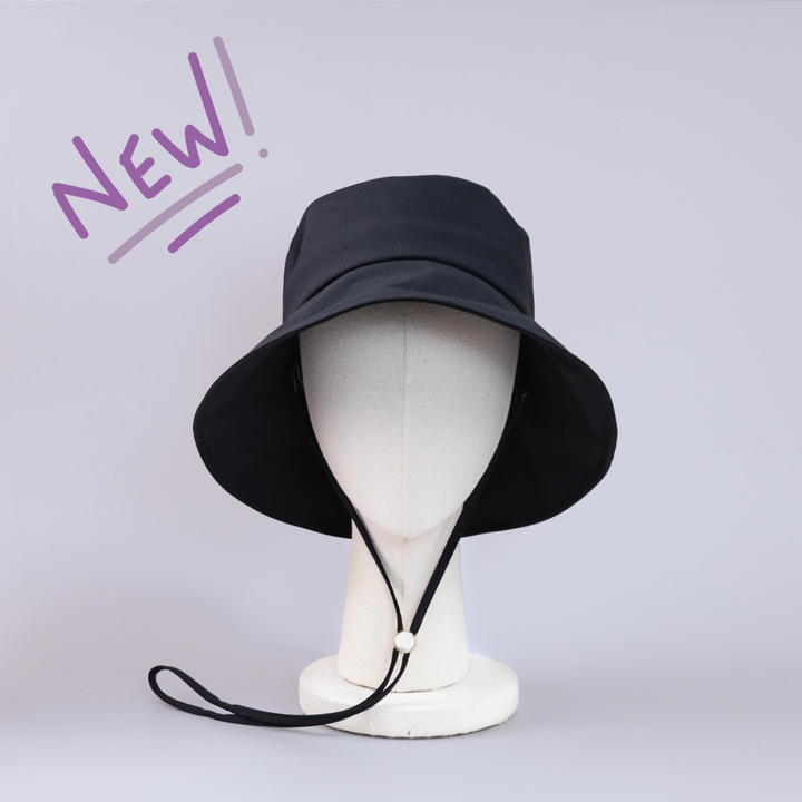 Wide Brim HAT / 100% UV cut - Black – BAREN（バレン）