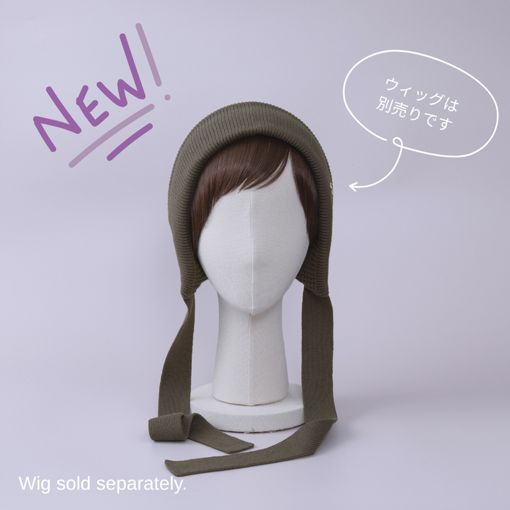 BAREN オーガニックコットンボンネット　カーキ KNIT BONNET / Organic Cotton - Olive – BAREN（バレン）