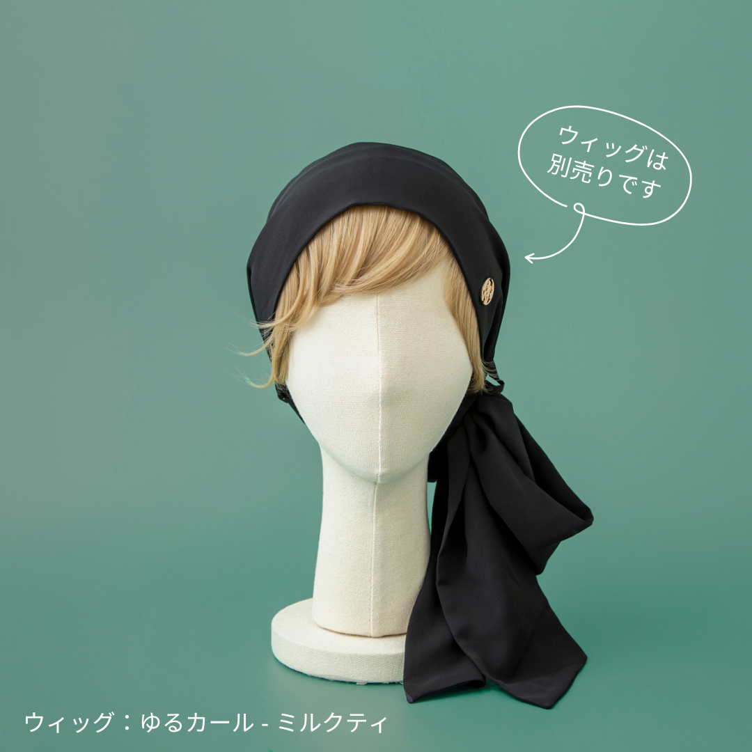 SCARF HAT / Basic-Black – BAREN(バレン) SCARF HAT / Basic-Black – BAREN(バレン)