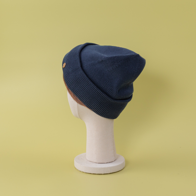 BEANIE / Organic Cotton-Navy