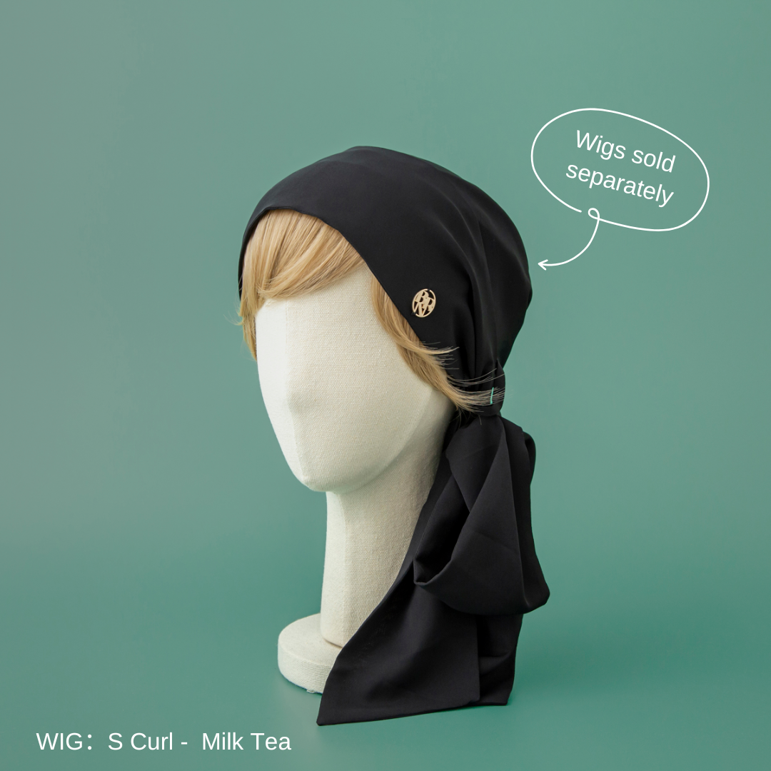 SCARF HAT (M) / Basic-Black