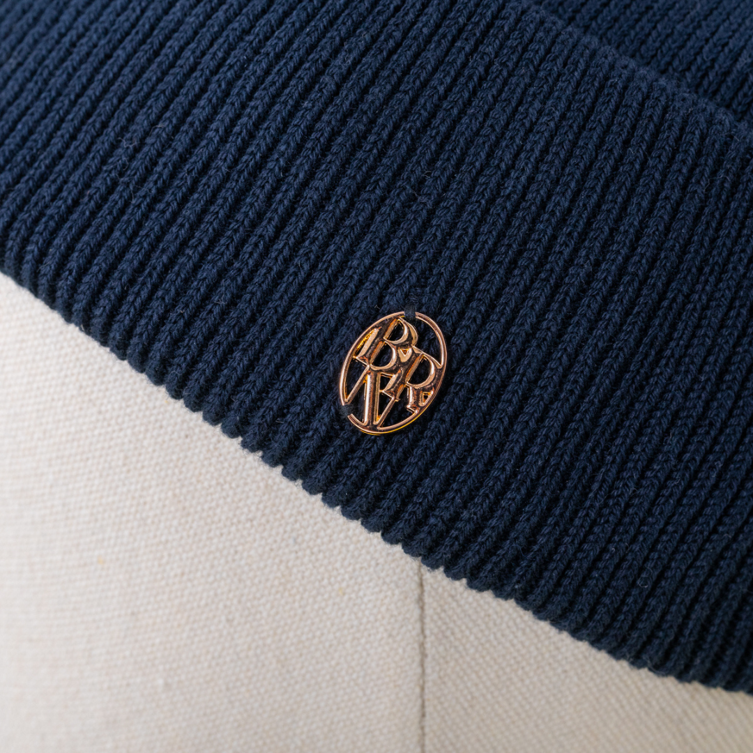 BEANIE / Organic Cotton-Navy