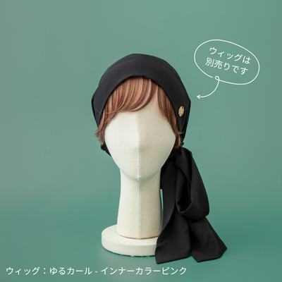 SCARF HAT (M) / Basic-Black