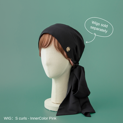 SCARF HAT (M) / Basic-Black